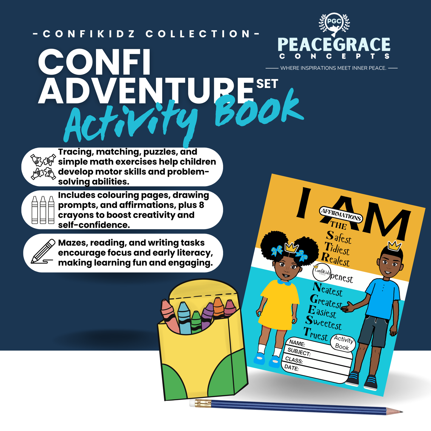 ConfiAdventure Set – Learning Through Confidence & Creativity!