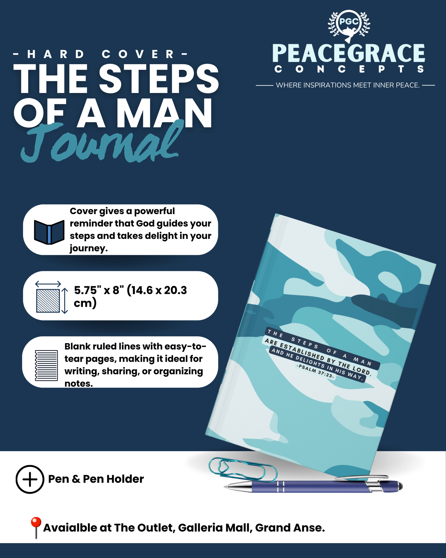 Steps of a Man Journal
