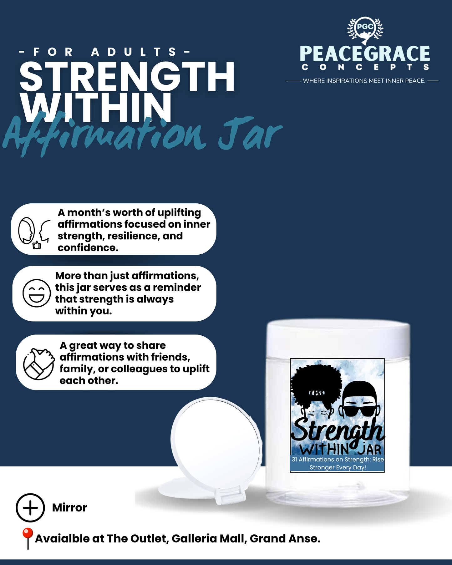 Strength Within Affirmation Jar