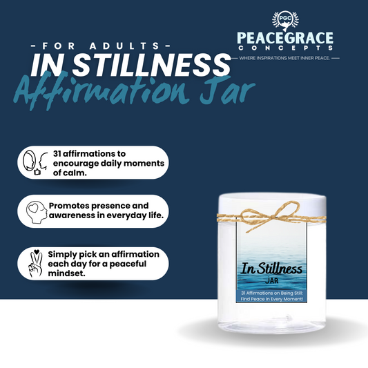 In Stillness Affirmation Jar