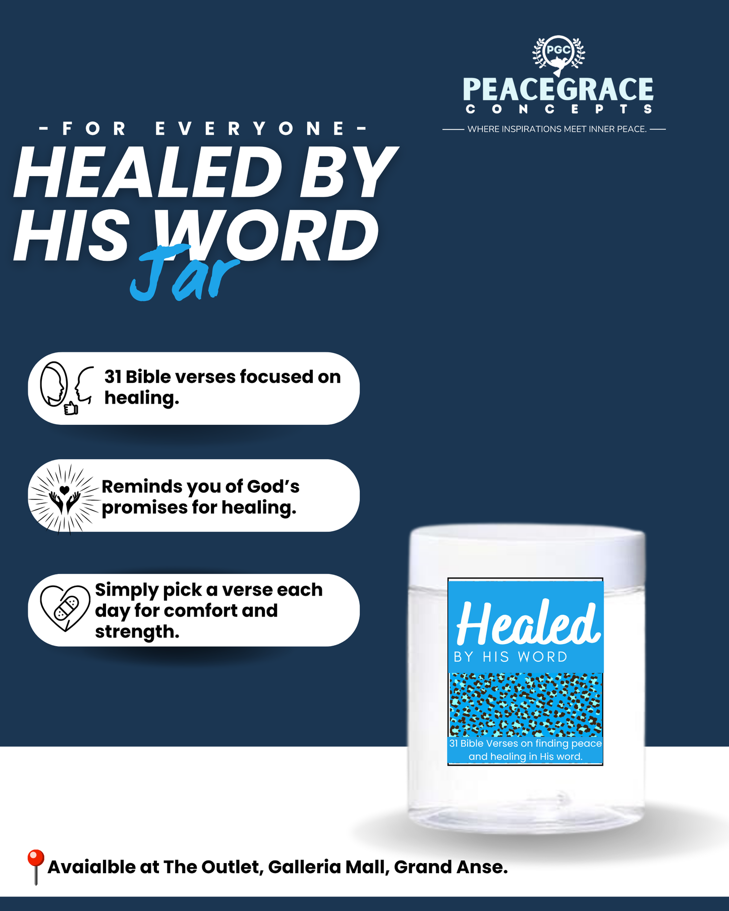 Healed Bible Verses Jar