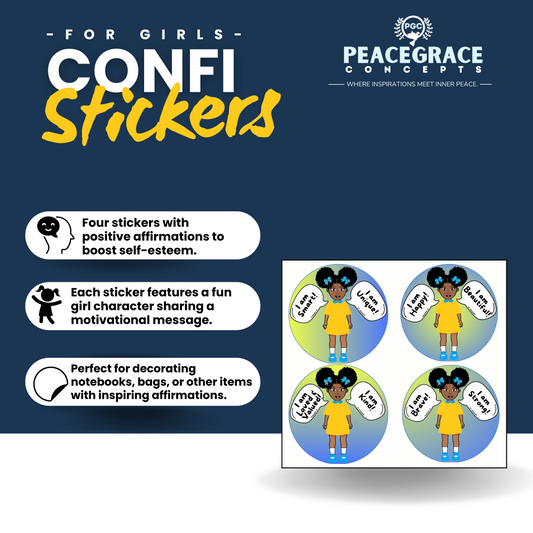 ConfiStickers for Girls – Little Words, Big Confidence!
